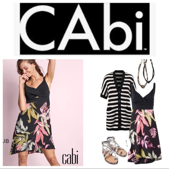 CAbi Dresses Cabi Floral Beach Club Dress Poshmark